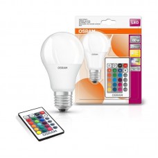 Лампа світлодіодна OSRAM LED A60 9W 806Lm 2700К+RGB E27 пульт ДУ Лампа світлодіодна OSRAM LED A60 9W 806Lm 2700К+RGB E27 пульт ДУ