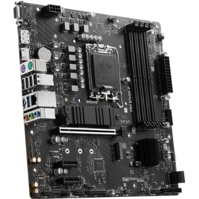 Материнcька плата MSI PRO B760M-P s1700 B760 4xDDR5 M.2 HDMI DP D-Sub mATX