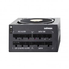 Блок живлення Zalman Teramax 2 View  (1200W) 99%, 80+ Gold, 120мм, 1xMB 24pin(18+10), 2xCPU(4+4 pin), 3xMolex, 12xSATA, 4xPCIe 8pin(6+2), 1xPCIe GEN5 16pin, 1x +5V ARGB cable, Fully Modular