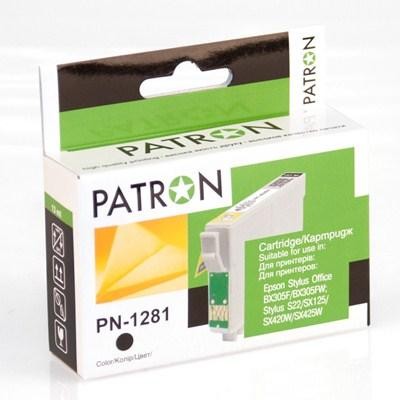 Картридж PATRON Epson S22/SX125/SX420W/SX425 BLACK (CI-EPS-T1281-B-PN)