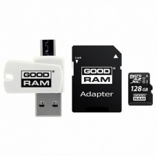 Карта пам'яті Goodram 128GB microSDXC class 10 UHS-I (M1A4-1280R12) Карта пам'яті Goodram 128GB microSDXC class 10 UHS-I (M1A4-1280R12)