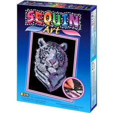 Набір для творчості Sequin Art BLUE Білий тигр SA1217 Набір для творчості Sequin Art BLUE Білий тигр SA1217
