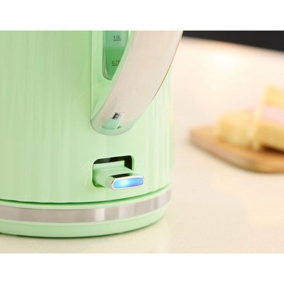 Електрочайник Russell Hobbs Eden, 1.7л, нержавіюча сталь, пластик, фісташковий