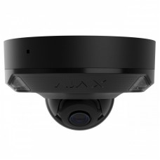 IP-Камера дротова Ajax DomeCam Mini HL black, 5мп, 4мм, гібридне підсвічування IR 15м, білий Led 15м, Poe, True WDR, IP 65, ІЧ 15м, аудіо, кут огляду 75° до 85°, міні купольна, чорна IP-Камера дротова Ajax DomeCam Mini HL black, 5мп, 4мм, гібридне підсвічування IR 15м, білий Led 15м, Poe, True WDR, IP 65, ІЧ 15м, аудіо, кут огляду 75° до 85°, міні купольна, чорна