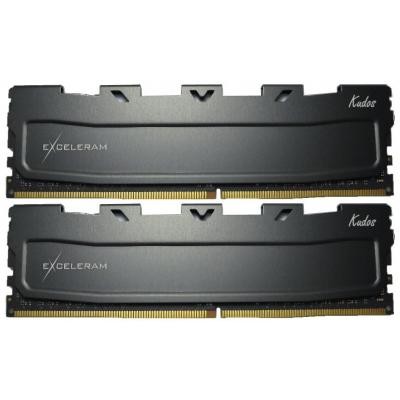 Модуль пам'яті для комп'ютера DDR4 8GB (2x4GB) 2400 MHz Black Kudos eXceleram (EKBLACK4082414AD)