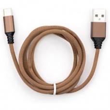 Дата кабель USB 2.0 AM to Type-C nylon 1m brown Vinga (VCPDCTCNB21BR) Дата кабель USB 2.0 AM to Type-C nylon 1m brown Vinga (VCPDCTCNB21BR)