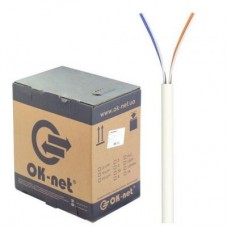 Кабель мережевий OK-Net UTP 305м 2 пары (КПВ-ВП (100) 2х2х0,50 / 305) Кабель мережевий OK-Net UTP 305м 2 пары (КПВ-ВП (100) 2х2х0,50 / 305)