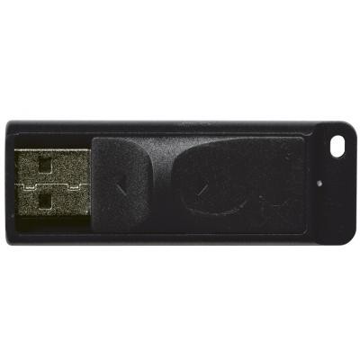 USB флеш накопитель Verbatim 64GB Slider Black USB 2.0 (98698)