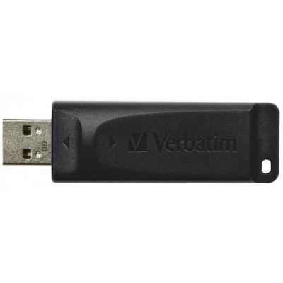 USB флеш накопитель Verbatim 64GB Slider Black USB 2.0 (98698)