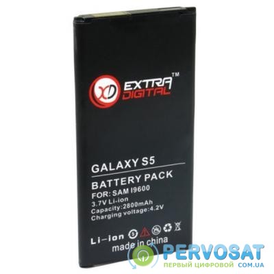 Аккумуляторная батарея для телефона EXTRADIGITAL Samsung GT-i9600 Galaxy S5 (2800 mAh) (BMS1152)