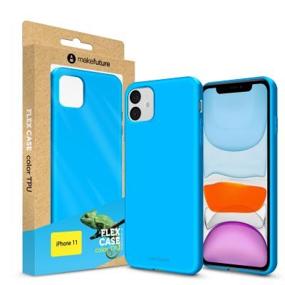 Чехол для моб. телефона MakeFuture Flex Case (Soft-touch TPU) Apple iPhone 11 Light Blue (MCF-AI11LB)