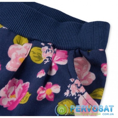 Набор детской одежды Breeze с девочкой и штанишками в цветочек (8075-104/G-pink)