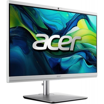 Комп'ютер персональний моноблок Acer Aspire C24-195ES 23.8" FHD Intel U7-155U, 16GB, F512GB, UMA, WiFi, кл+м, 3р, без ОС, сірий