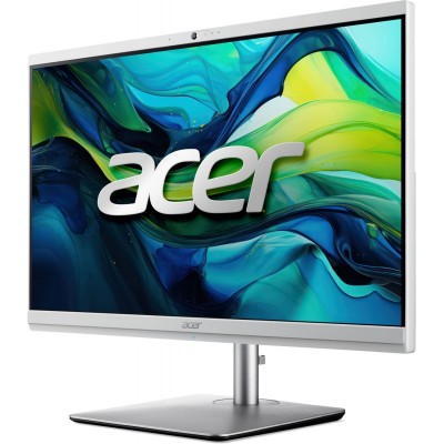 Комп'ютер персональний моноблок Acer Aspire C24-195ES 23.8" FHD Intel U7-155U, 16GB, F512GB, UMA, WiFi, кл+м, 3р, без ОС, сірий