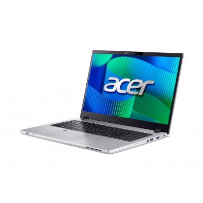 Ноутбук Acer TravelMate TMP215-55 15.6" FHD IPS, Intel 5-120U, 16GB, F1TB, UMA, Lin, сріблястий