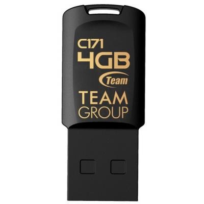 USB флеш накопитель Team 4GB C171 Black USB 2.0 (TC1714GB01)