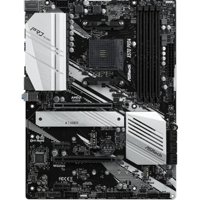 Материнська плата ASRock X570 Pro4 sAM4 X570 4xDDR4 M.2 HDMI DP ATX