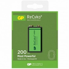 Акумулятор Gp Крона ReCyko+ 200mAh (20R8HN-GB1 / 20R8HBE-U1 / 4891199074509) Акумулятор Gp Крона ReCyko+ 200mAh (20R8HN-GB1 / 20R8HBE-U1 / 4891199074509)