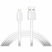 Дата кабель USB 2.0 AM to Lightning 1.2m White T-L801 Black T-Phox (T-L801 white)