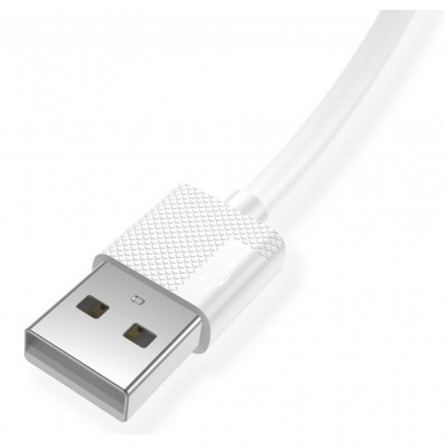 Дата кабель USB 2.0 AM to Lightning 1.2m White T-L801 Black T-Phox (T-L801 white)