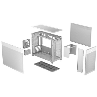 Корпус ASUS Prime AP201 CASE MESH, без БП, 2xUSB3.2, 1xUSB Type-C, mATX, білий