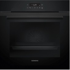 Духова шафа Siemens електрична, 71л, A, дисплей, конвекція, піроліз, чорний