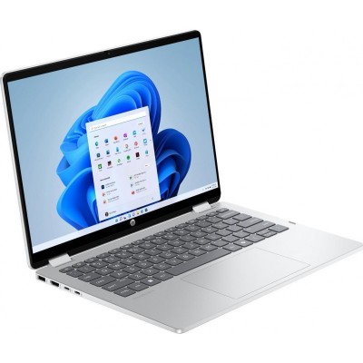 Ноутбук HP OmniBook 5 Flip x360 14" 2K IPS Touch, Intel 7-150U, 24GB, F1024GB, UMA, DOS, сріблястий