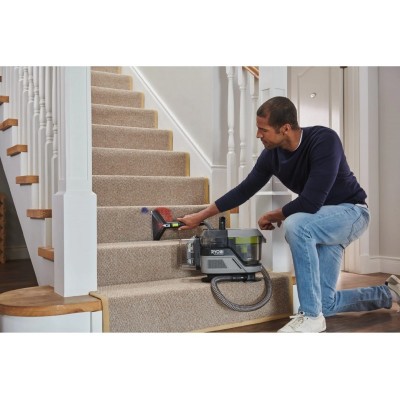 Пилосос акумуляторний миючий Ryobi ONE+ RDC18BL-0 18В 73Вт контейнер для води чиста/брудна 1/0.6л 4.2кг без АКБ та ЗП