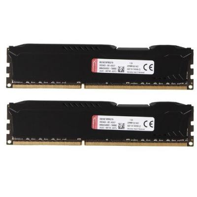 Модуль пам'яті для комп'ютера DDR3 8Gb (2x4GB) 1866 MHz HyperX Fury Black Kingston (HX318C10FBK2/8)