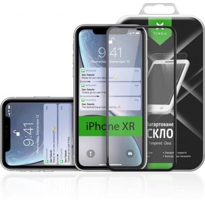 Стекло защитное Vinga для Apple iPhone XR/iPhone 11 Black (VTPGS-IXRB)