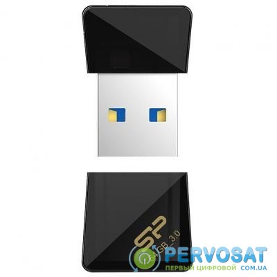 USB флеш накопитель Silicon Power 64Gb Jewel J08 Black USB 3.0 (SP064GBUF3J08V1K)