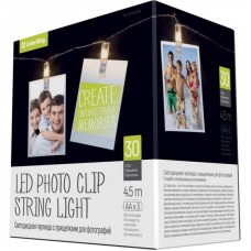 Прикраса декоративна ColorWay 30 LED, 4.5м, гирлянда с прищепками (CW-LCP-30L45B) Прикраса декоративна ColorWay 30 LED, 4.5м, гирлянда с прищепками (CW-LCP-30L45B)