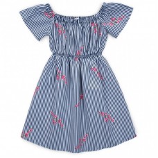 Плаття Bushra з квіточками (201032-128G-blue) Плаття Bushra з квіточками (201032-128G-blue)