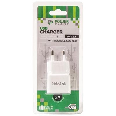 Зарядний пристрій PowerPlant USB 2.1A (DV00DV5042)
