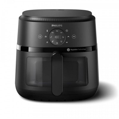 Мультипіч Philips Ovi серії 2000 1500Вт, чаша-6.2л, сенсорне управл., 13 авто. програм, пластик, чорний