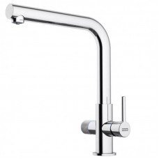 Змішувач для кухні Franke Lina L Clear Water 2.0, довж.виливу - 254 мм, поворотний, 1 важіль , хром
