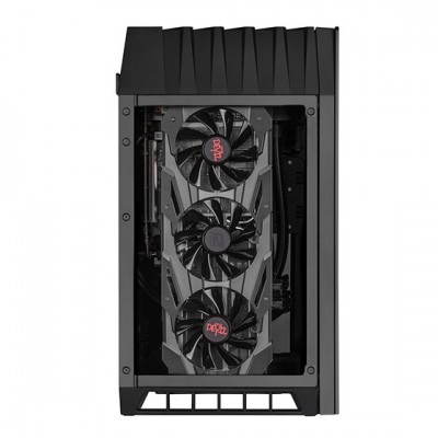 Корпус SilverStone Lucid LD03B-AF без БЖ, 2xUSB3.0, 1xUSBType-C, 2x120мм, VGA 309мм, TG side Panel, mITX чорний