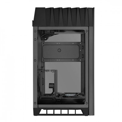 Корпус SilverStone Lucid LD03B-AF без БЖ, 2xUSB3.0, 1xUSBType-C, 2x120мм, VGA 309мм, TG side Panel, mITX чорний