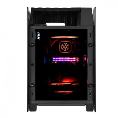 Корпус SilverStone Lucid LD03B-AF без БЖ, 2xUSB3.0, 1xUSBType-C, 2x120мм, VGA 309мм, TG side Panel, mITX чорний
