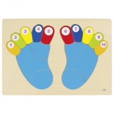 Пазл-вкладиш goki Ніжки Пазл-вкладиш goki Ніжки