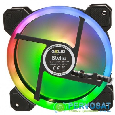 Кулер для корпуса Gelid Solutions Stella ARGB 120mm (FN-STELLA-01)