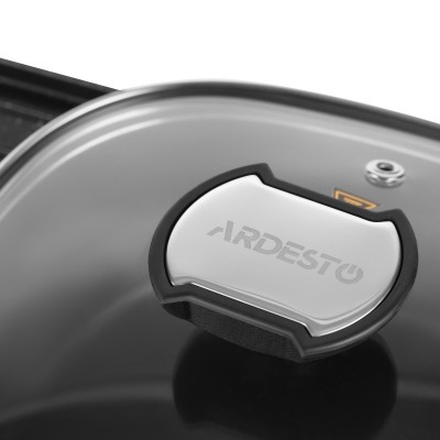 Гриль Ardesto барбекю 2в1, 1500Вт, темп. режимів, пластик, чорний, метал