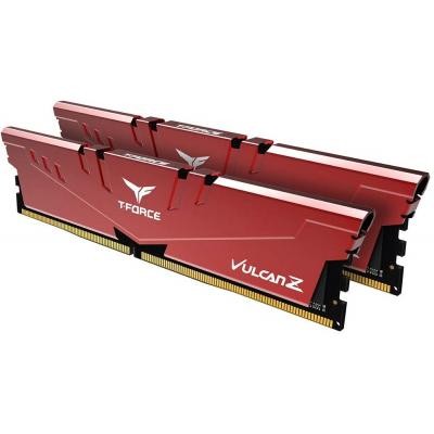 Модуль пам'яті для комп'ютера DDR4 16GB (2x8GB) 3000 MHz T-Force Vulcan Z Red Team (TLZRD416G3000HC16CDC01)