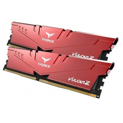 Модуль памяти для компьютера DDR4 16GB (2x8GB) 3000 MHz T-Force Vulcan Z Red Team (TLZRD416G3000HC16CDC01)