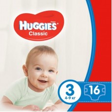 Підгузок Huggies Classic 3 Small 16 шт (5029053543086) Підгузок Huggies Classic 3 Small 16 шт (5029053543086)