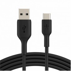 Дата кабель USB 2.0 AM to Type-C 2.0m PVC black Belkin (CAB001BT2MBK)