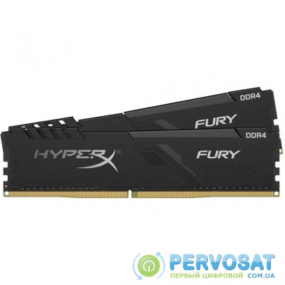 Модуль памяти для компьютера DDR4 16GB (2x8GB) 3733 MHz HyperX Fury Black HyperX (Kingston Fury) (HX437C19FB3K2/16)