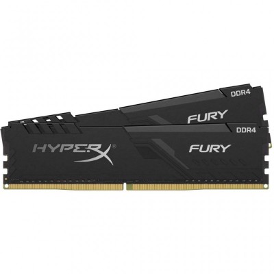 Модуль пам'яті для комп'ютера DDR4 16GB (2x8GB) 3733 MHz HyperX Fury Black HyperX (Kingston Fury) (HX437C19FB3K2/16)