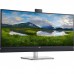 Монiтор LCD 34" DELL C3422WE HDMI, DP, USB-C, MM, RJ-45, IPS, 3440x1440, CURVED, HAS, Cam