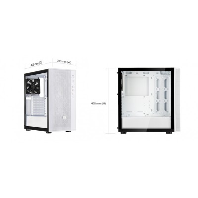 Корпус SilverStone Fara FAR1B-V2 без БЖ, 2xUSB3.0, 1xUSB2.0, 1x120мм, VGA 340мм, LCS ready, ATX, чорний